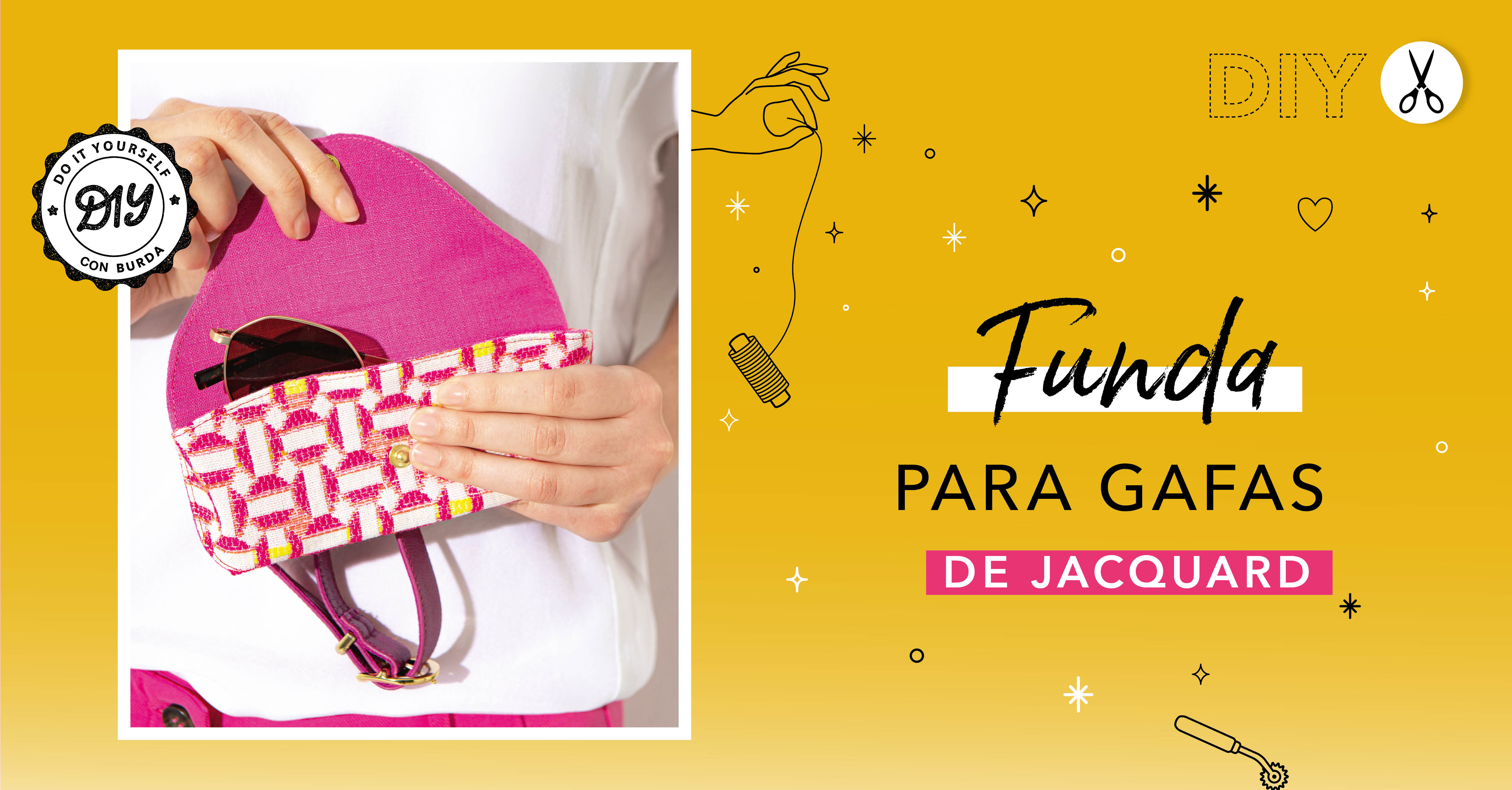 DIY: coser una funda para gafas para el verano