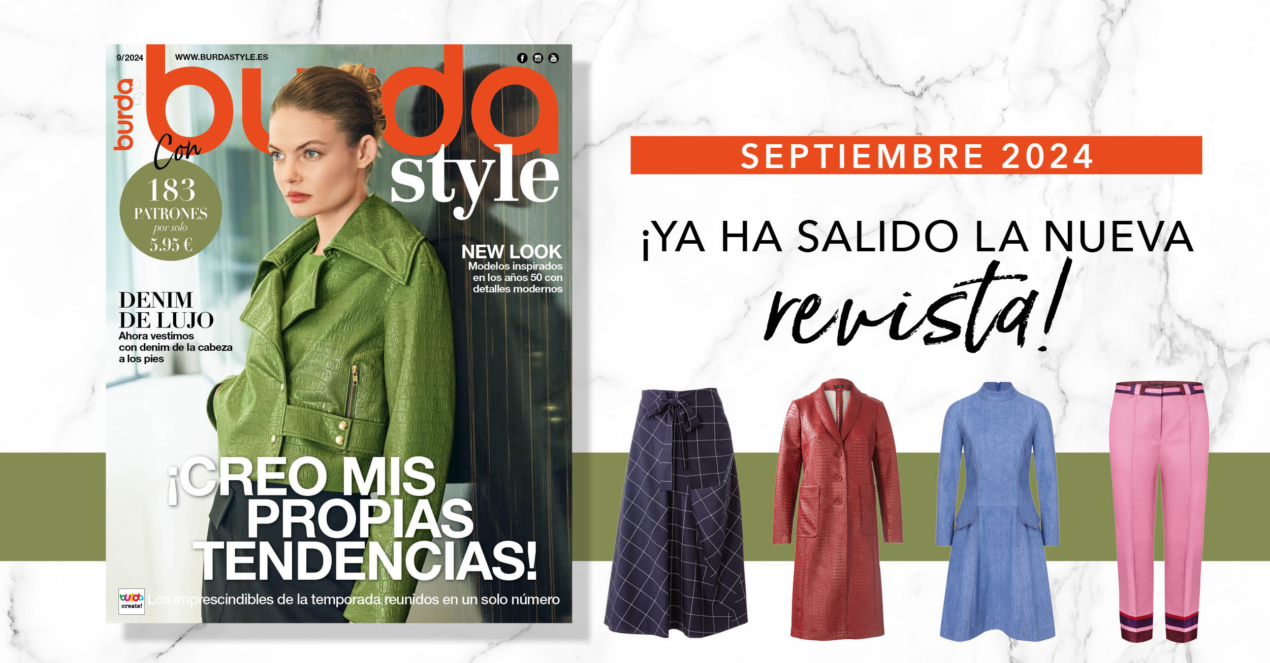 Septiembre de 2024: ¡el nuevo número de burda style!